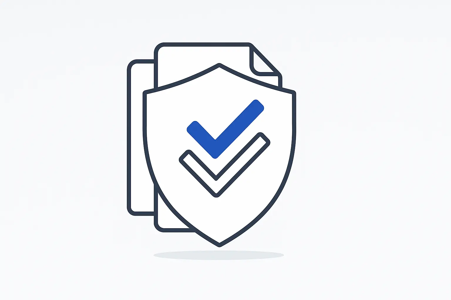 Hatasız çeviri: ISO 17100 revizyon fikrini simgeleyen kalkan ve çift onay işareti